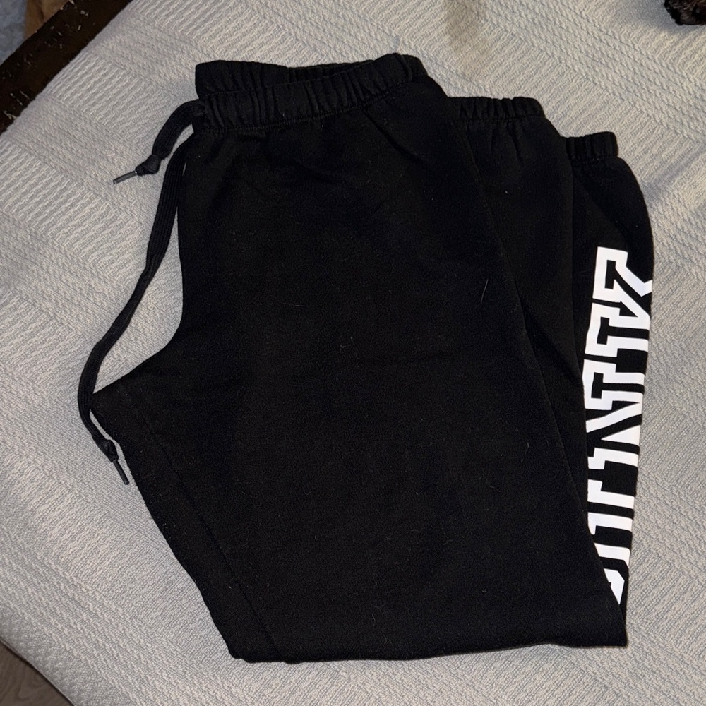 PINK size M Black Jogger sweats